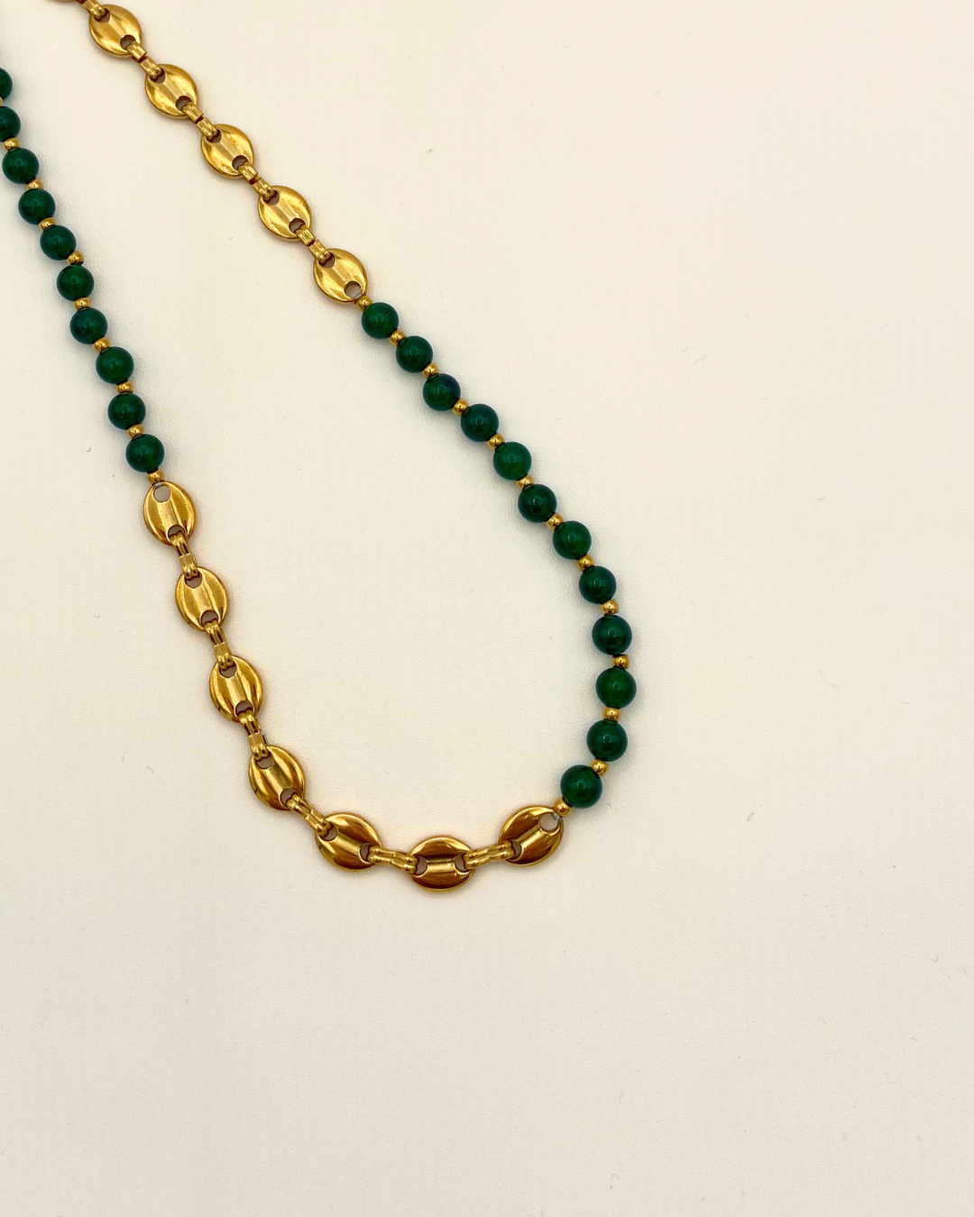 Golden Green Necklace