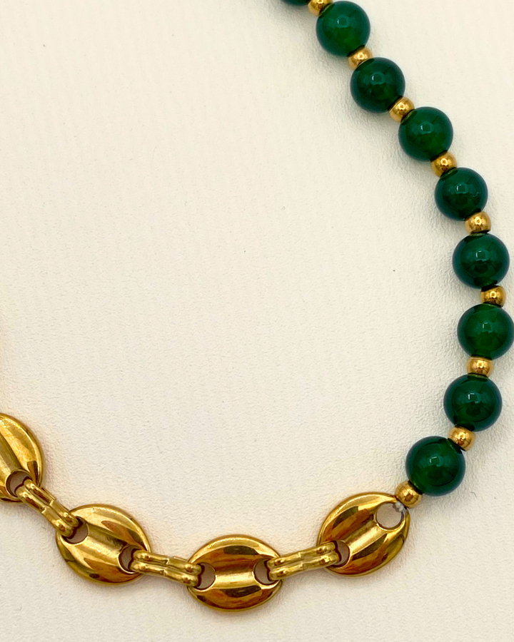 Golden Green Necklace