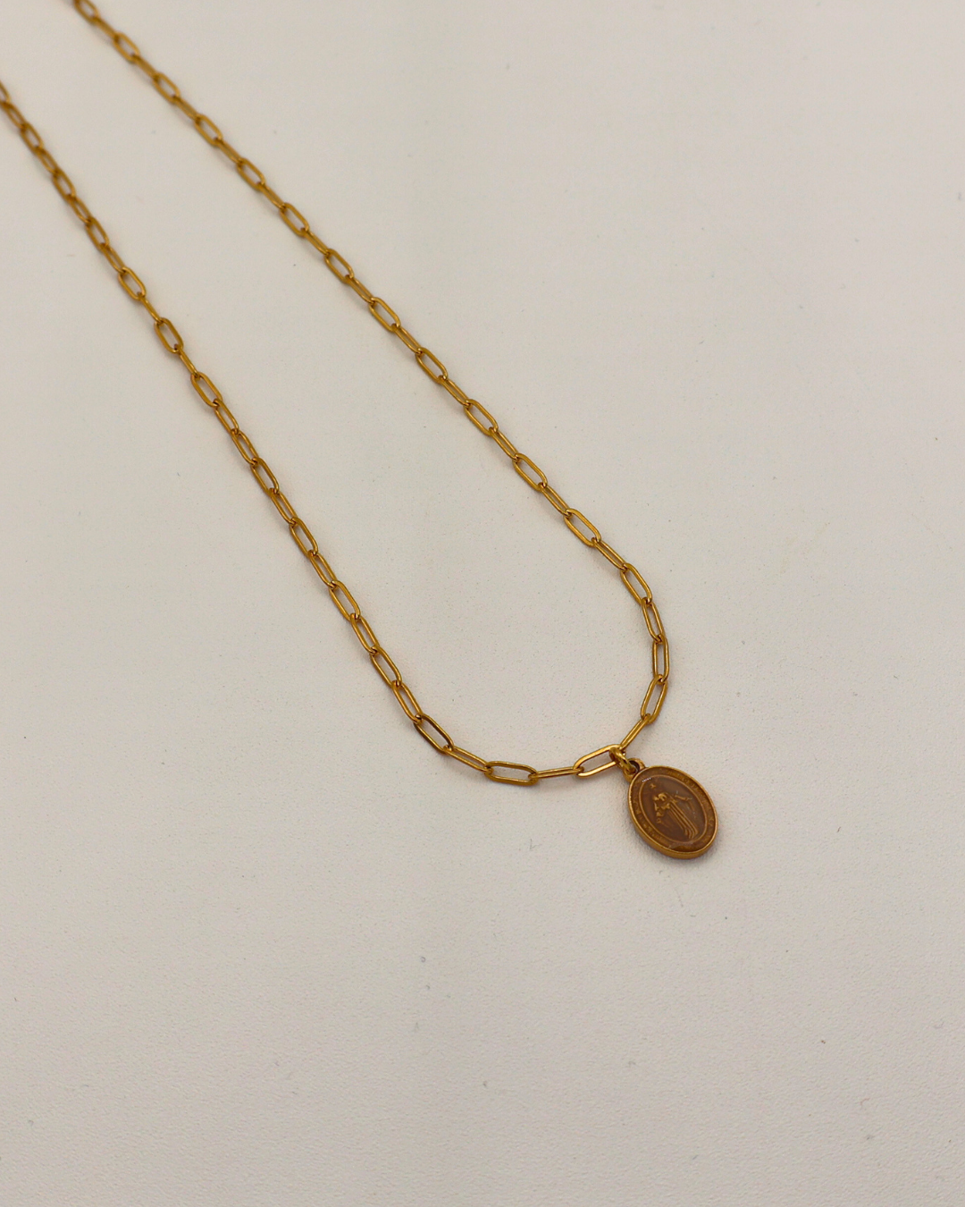 Golden Virgin Necklace