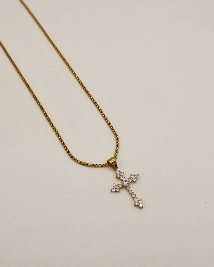 Crystal Cross Necklace - SMOLL republic