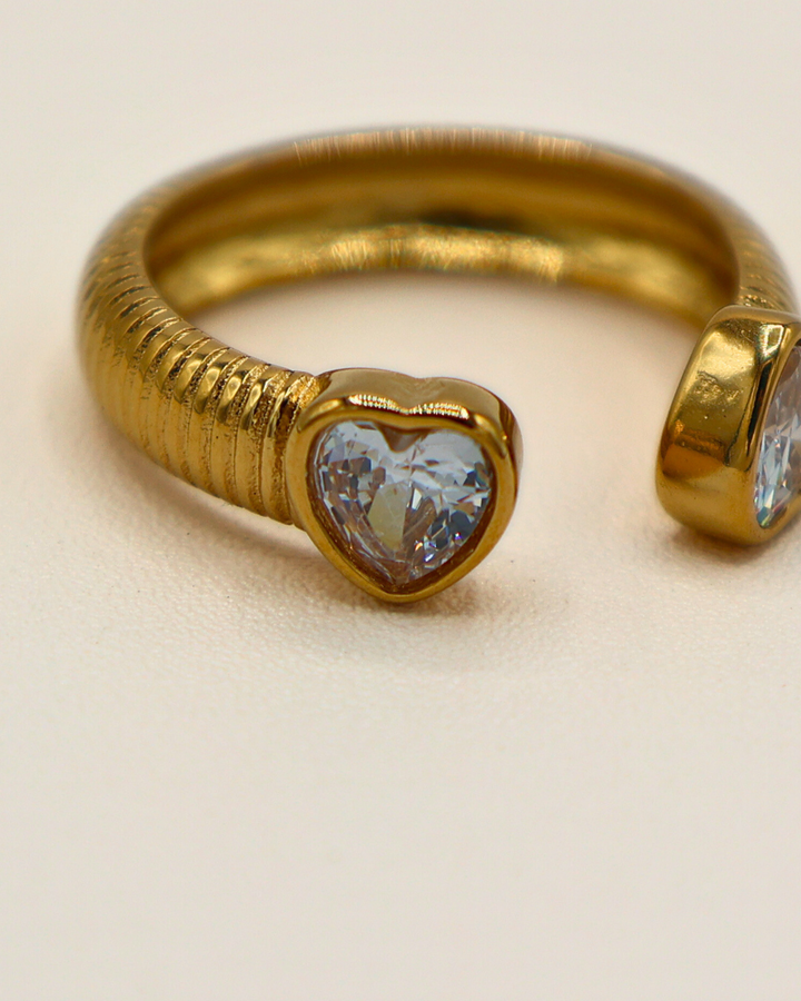 Double Heart Ring