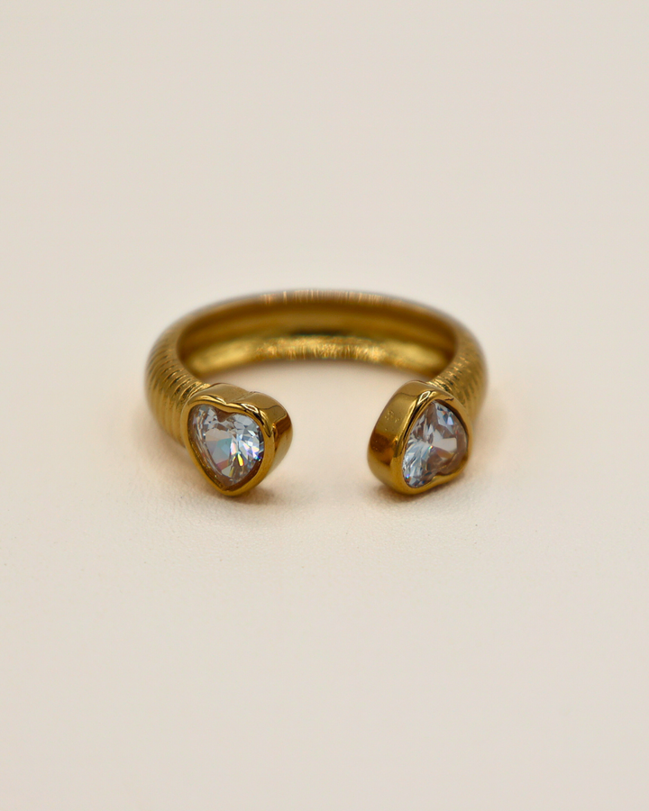 Double Heart Ring