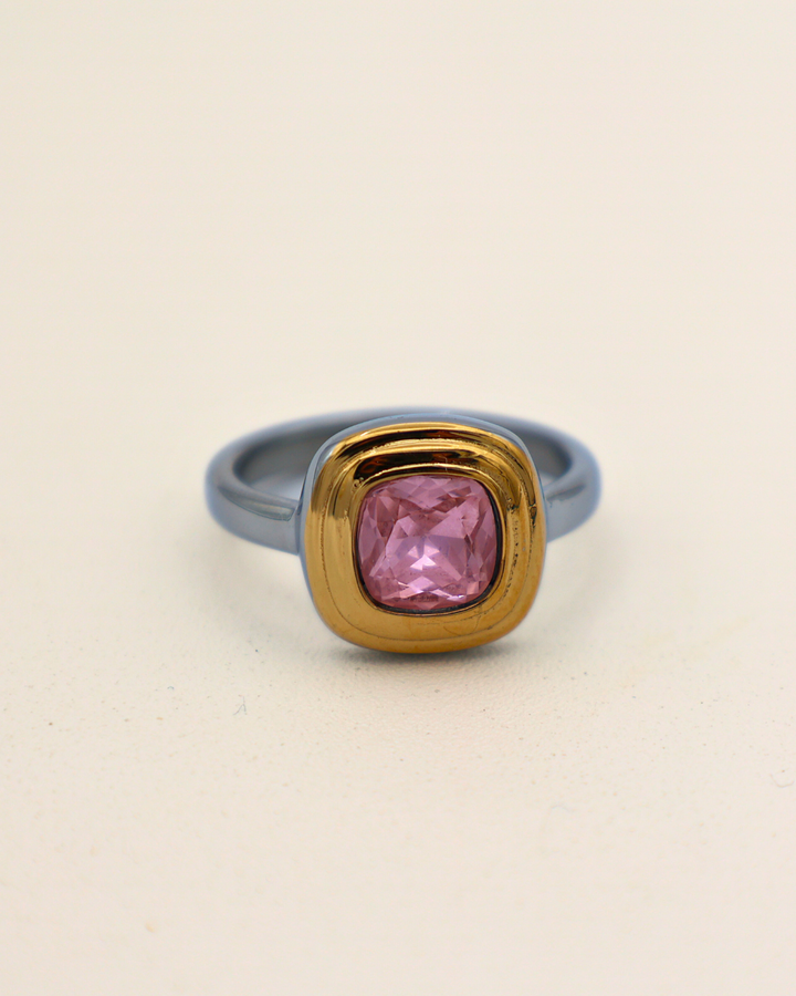 Blush Cushion Ring