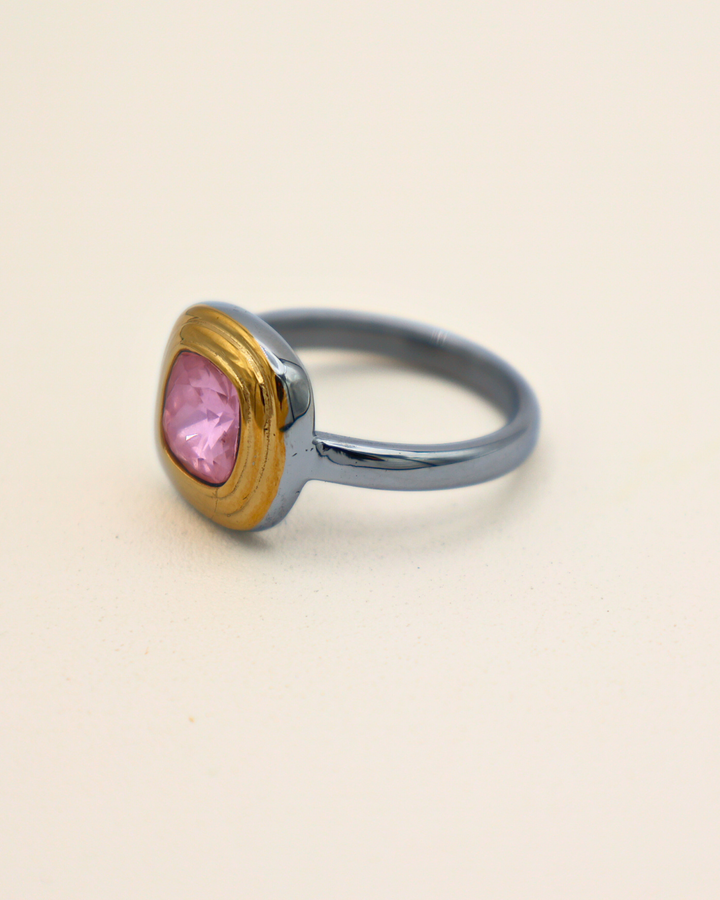 Blush Cushion Ring