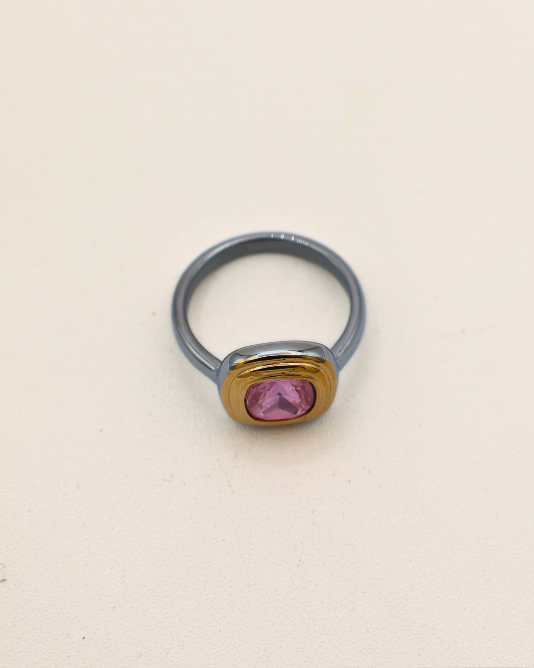 Blush Cushion Ring