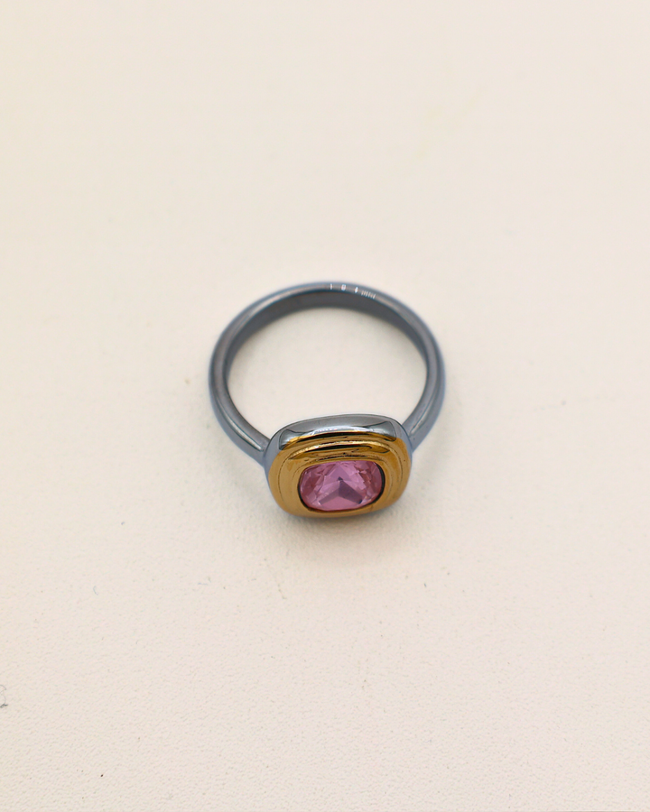 Blush Cushion Ring