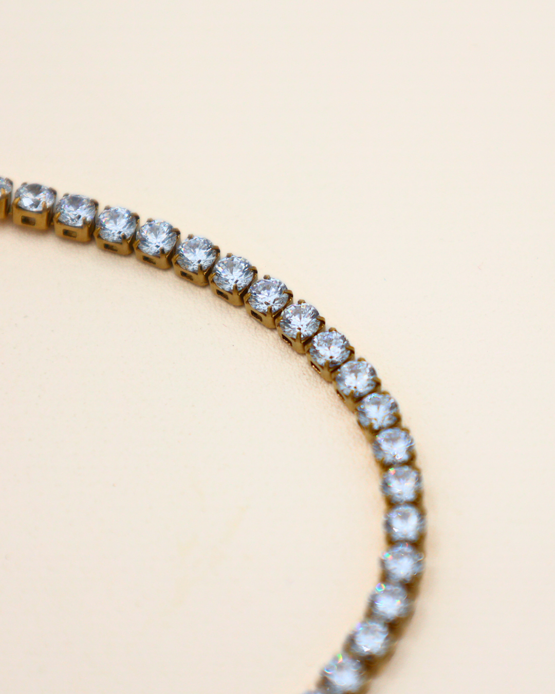 Crystal Line Tennis Bracelet