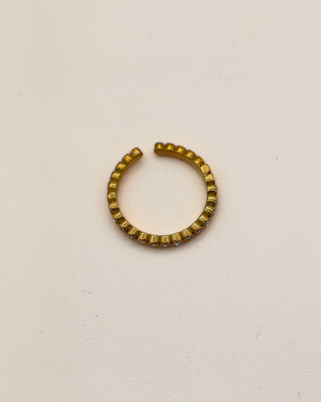Crystal Row Ring