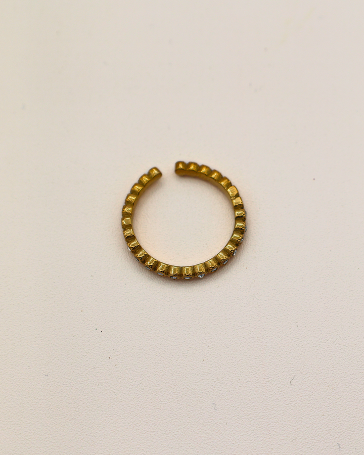 Crystal Row Ring
