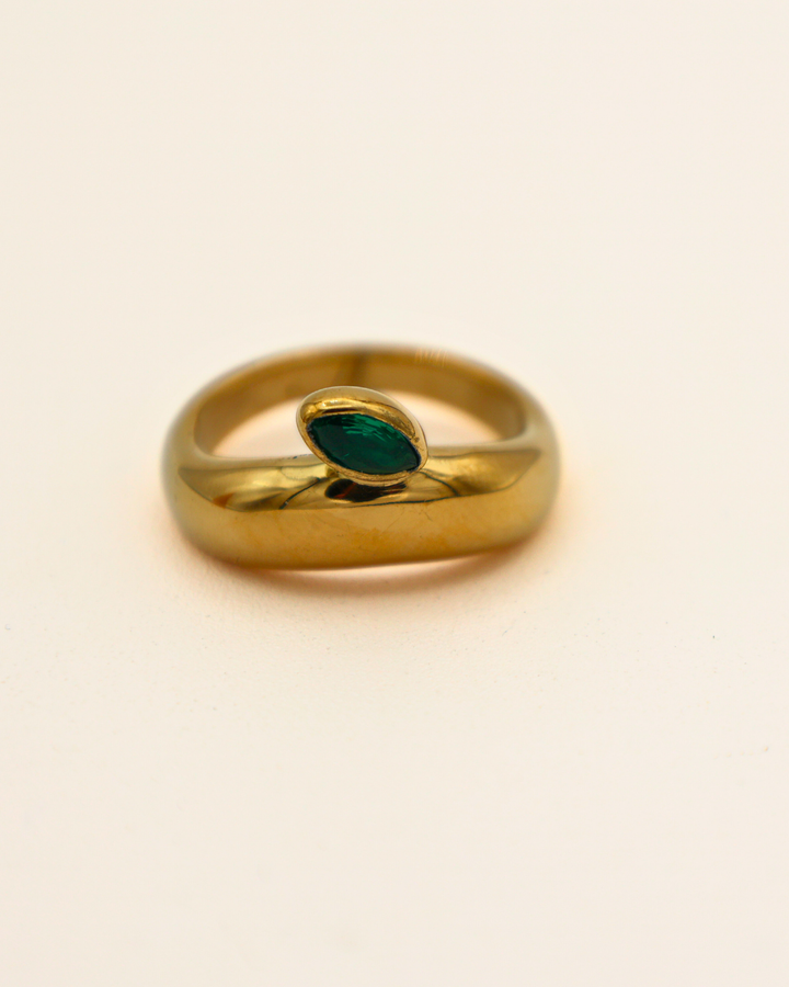 Emerald Glint Ring