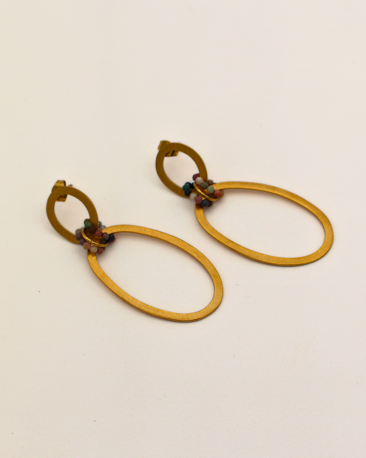 Golden Orbit Earrings