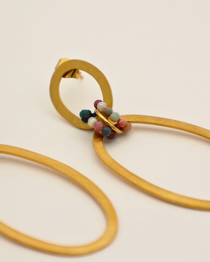 Golden Orbit Earrings