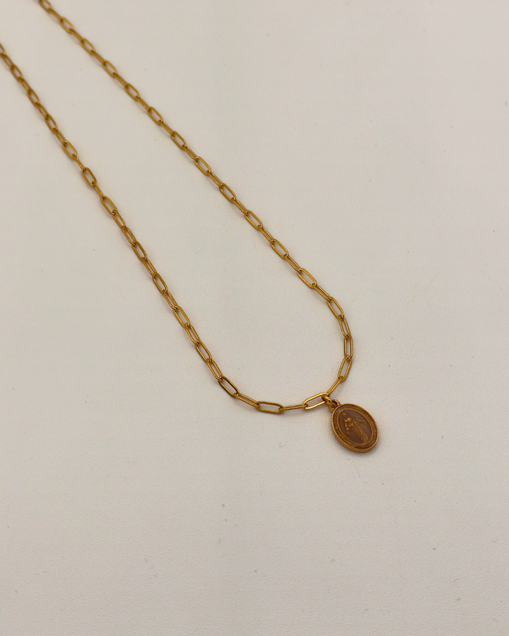 Golden Virgin Necklace