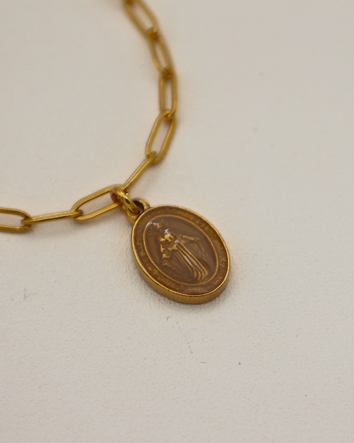 Golden Virgin Necklace