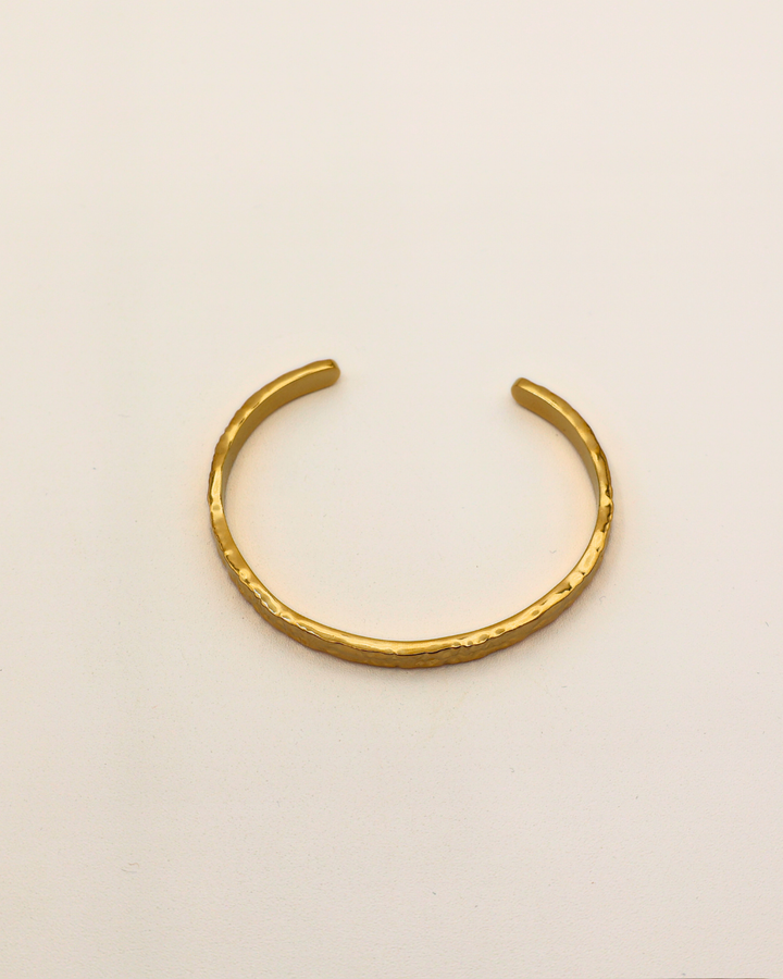 Hammered Glow Open Cuff