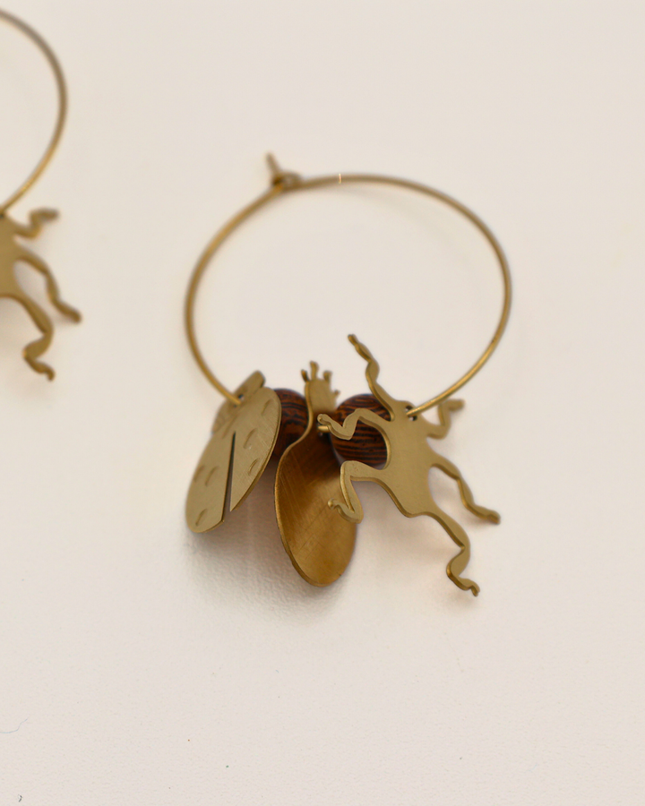 Jungle Charm Hoops