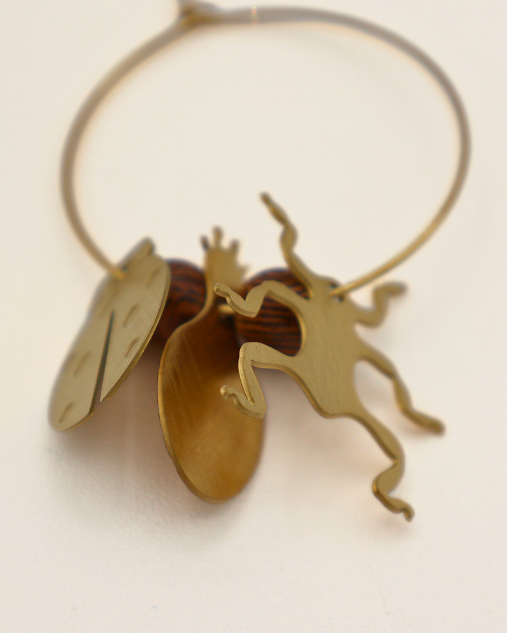 Jungle Charm Hoops