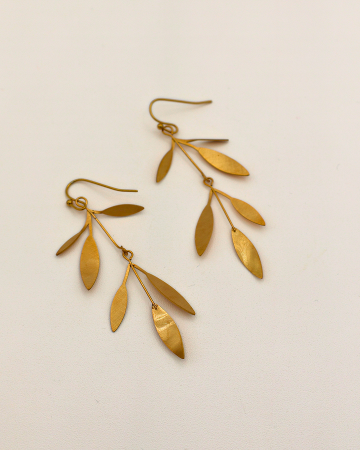 Olive Branch Drops Earings