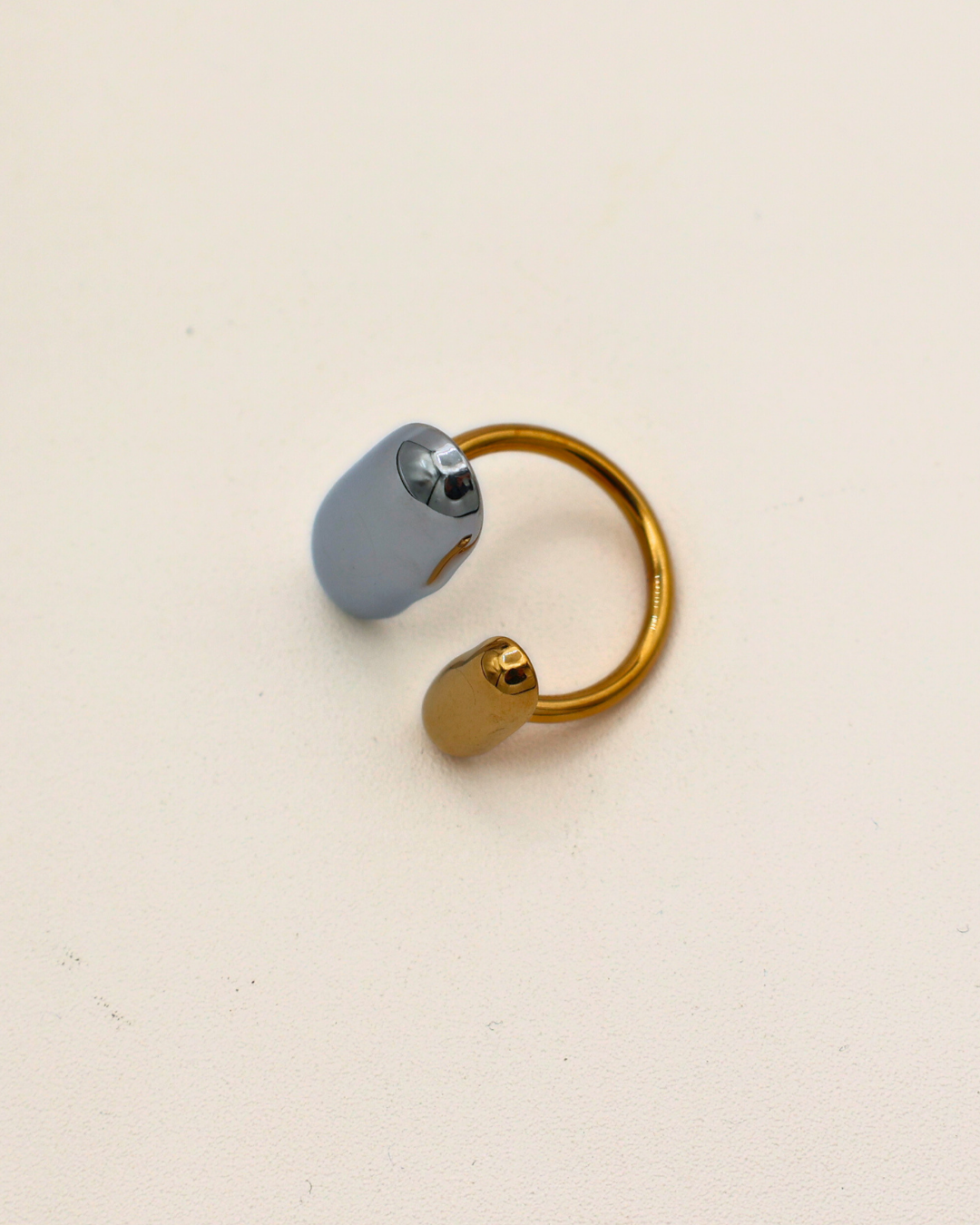 Pebble Duo Open Ring