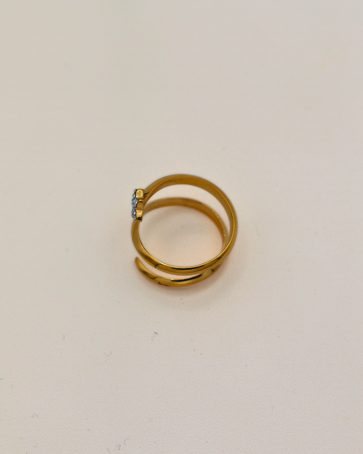 Starlight Spiral Ring