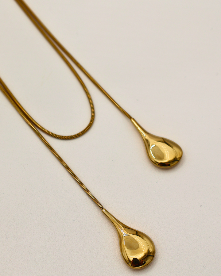 Twin Drop Necklace