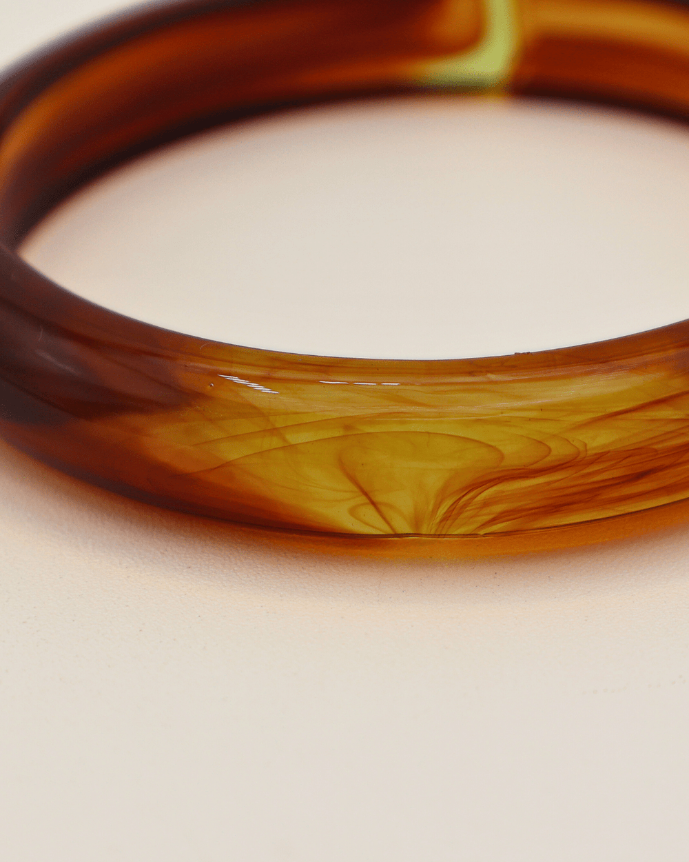 Amber Swirl Resin Bangle - SMOLL republic