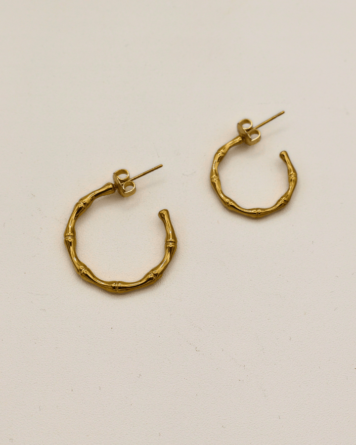 Bamboo Texture Hoops - SMOLL republic