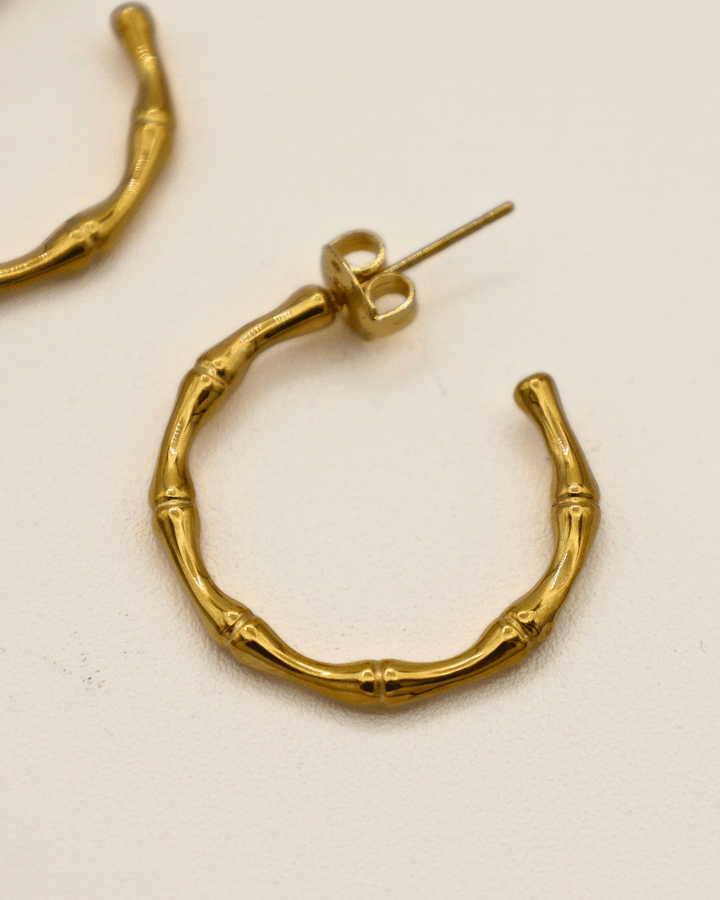 Bamboo Texture Hoops - SMOLL republic