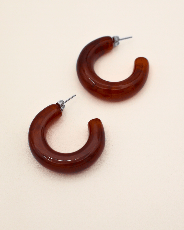 Bold Amber Hoops - SMOLL republic