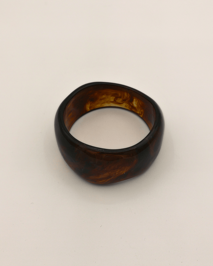 Brown Wave Bangle - SMOLL republic