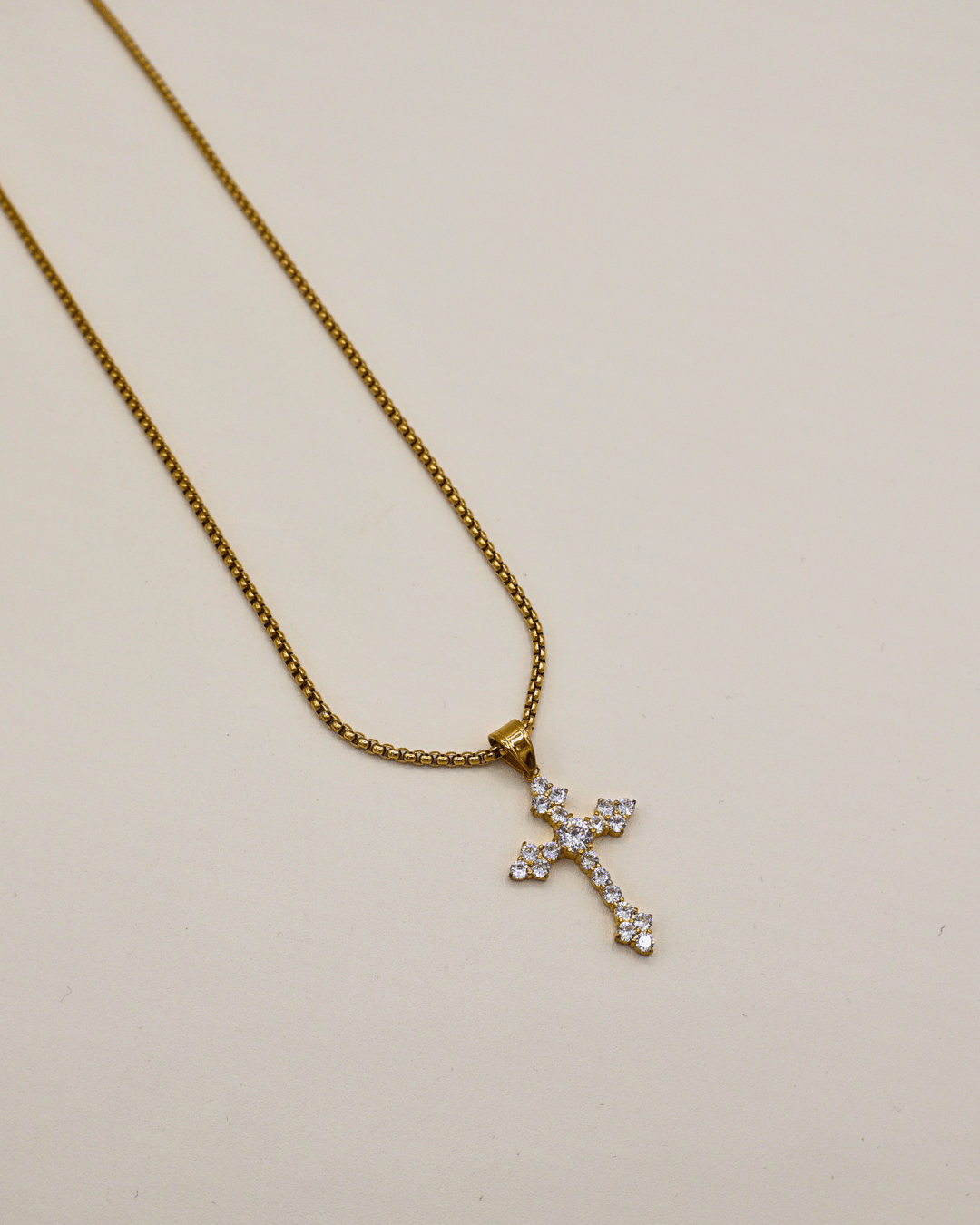 Crystal Cross Necklace - SMOLL republic