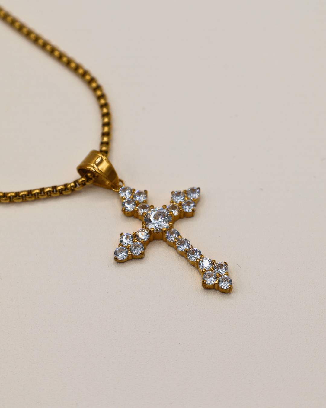 Crystal Cross Necklace - SMOLL republic