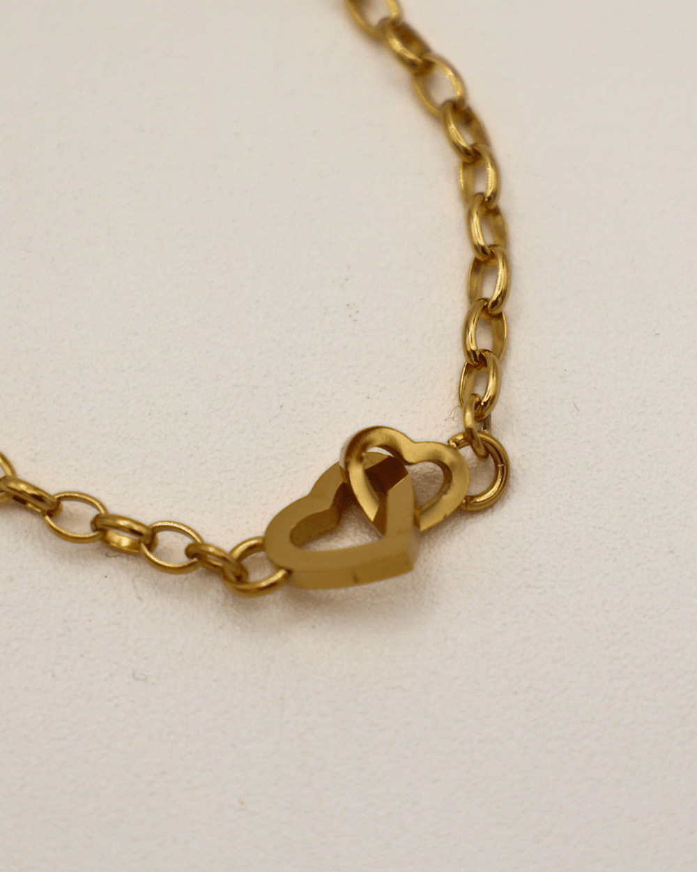 Double Heart Link Necklace - SMOLL republic