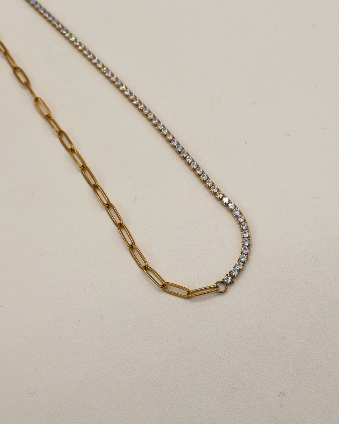 Duo Chain Sparkle Necklace - SMOLL republic