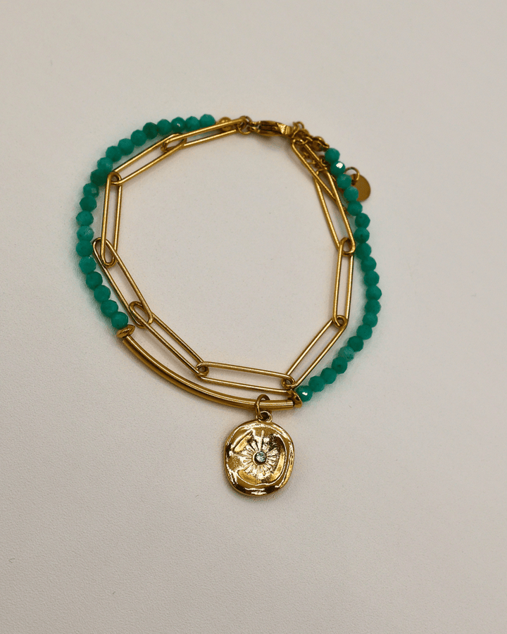 Emerald Charm Bracelet - SMOLL republic