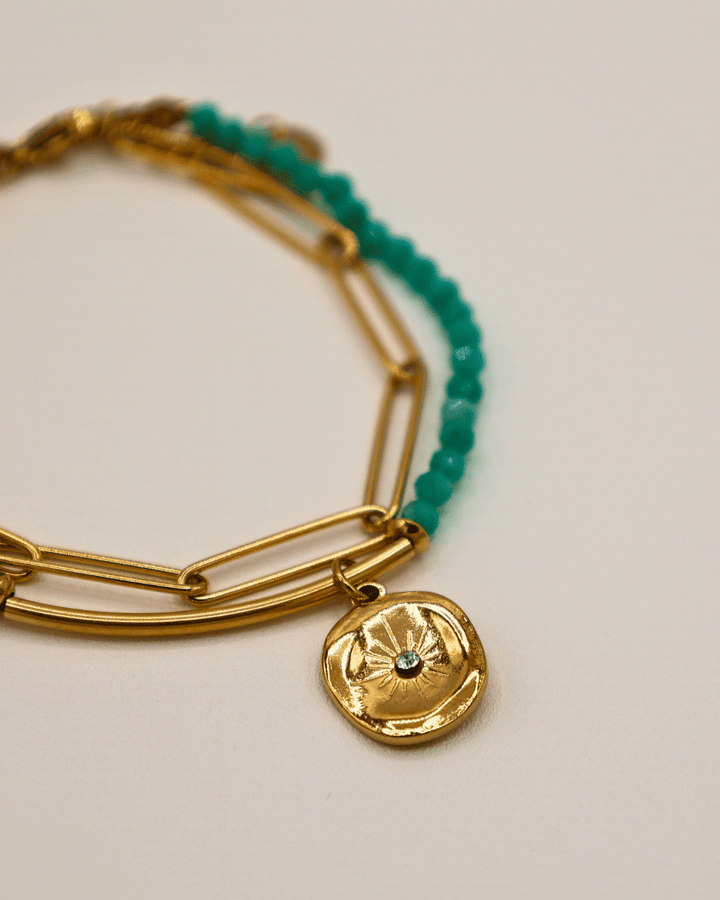 Emerald Charm Bracelet - SMOLL republic