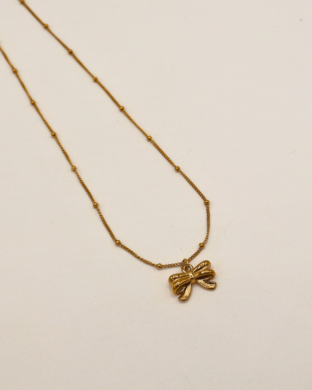 Golden Bow Necklace - SMOLL republic