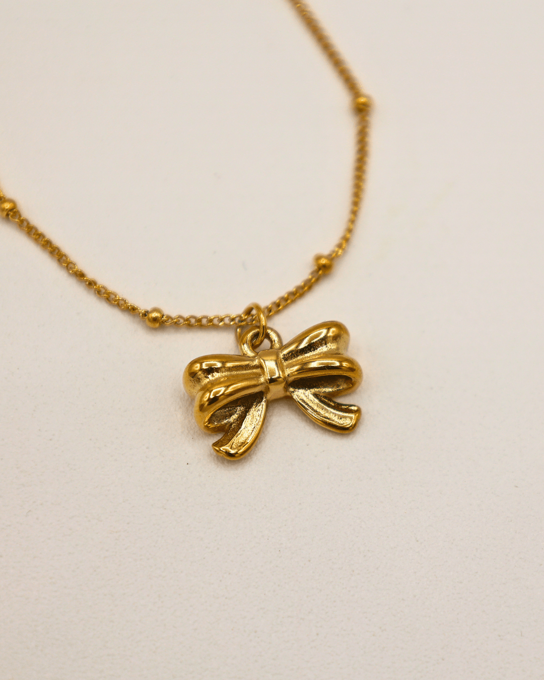 Golden Bow Necklace - SMOLL republic