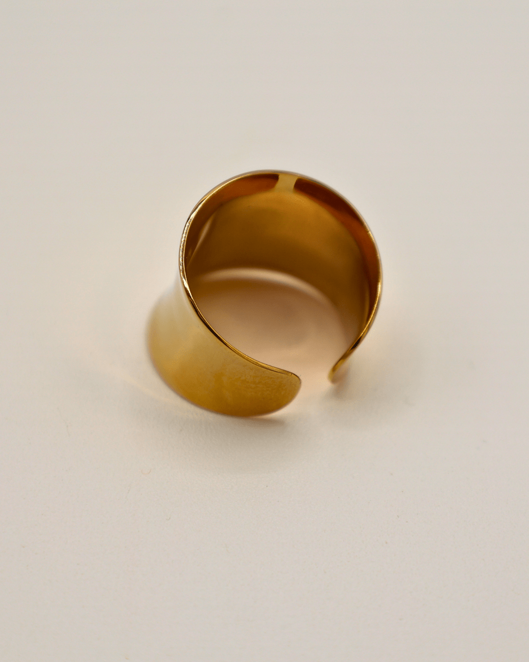 Golden Curve Statement Ring - SMOLL republic