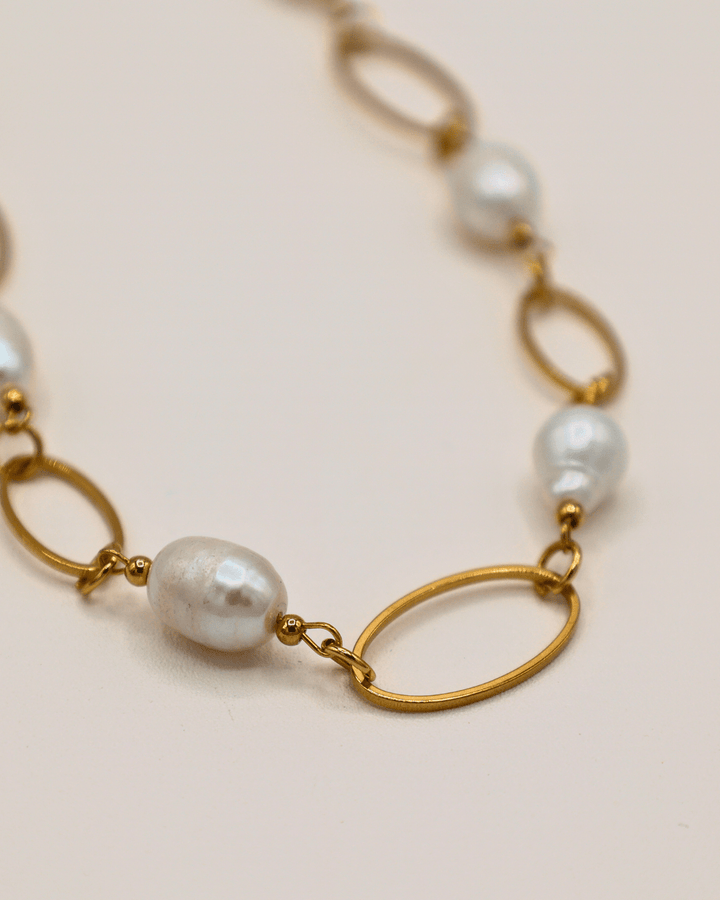 Golden Pearl Harmony Necklace - SMOLL republic