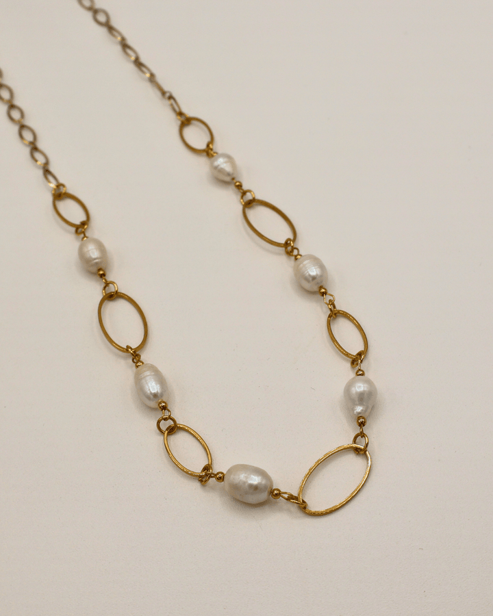 Golden Pearl Harmony Necklace - SMOLL republic