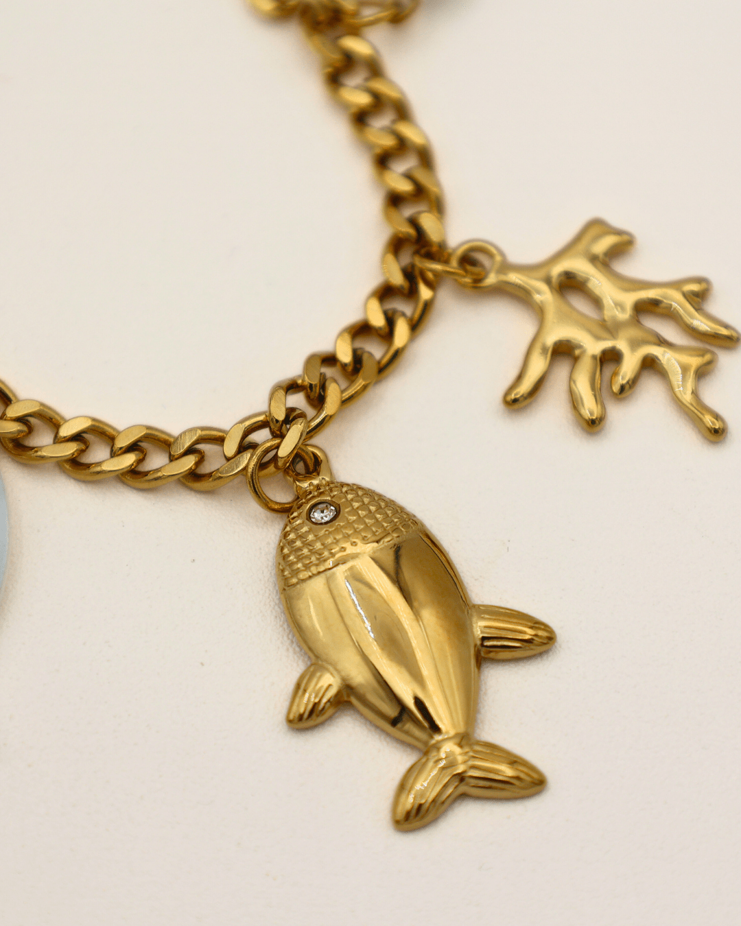 Golden Sea Charm Necklace - SMOLL republic