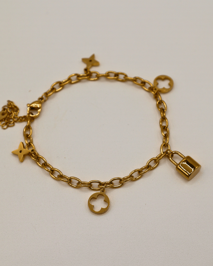 Golden Star Lock Bracelet - SMOLL republic