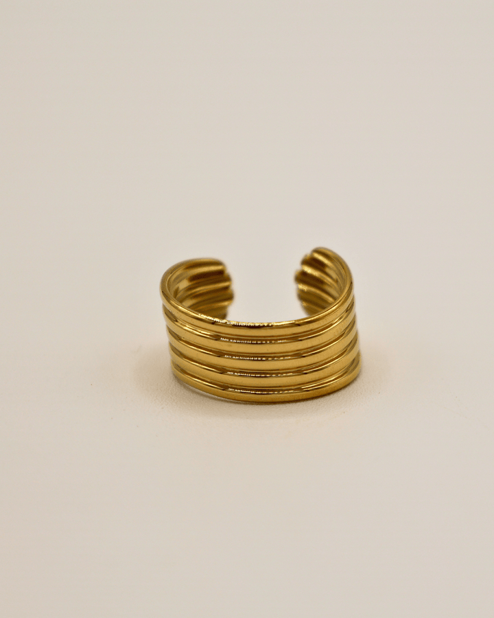 Golden Stripes Ring - SMOLL republic