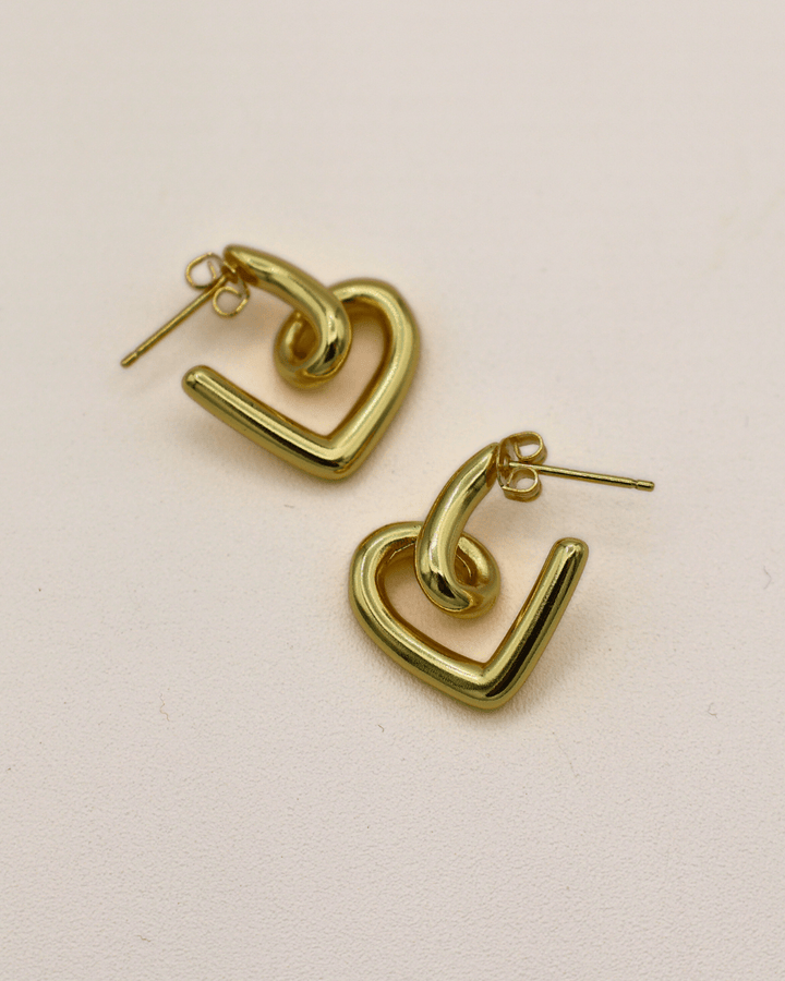 Heart Hoop Earrings - SMOLL republic