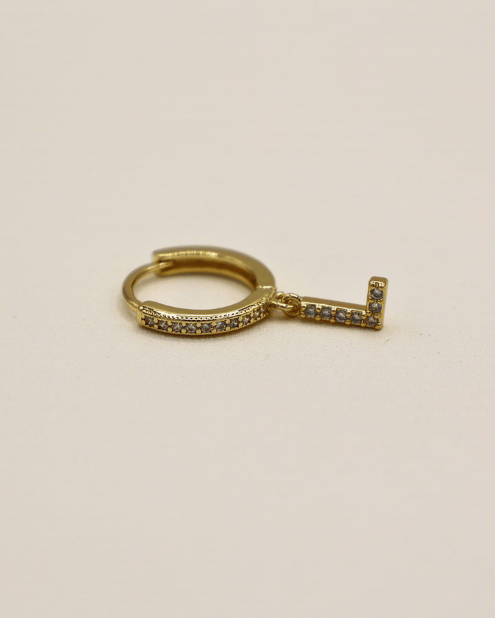 Initial Charm Hoop - SMOLL republic