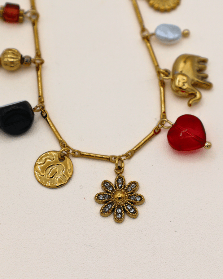 Lucky Daisy Charm Necklace - SMOLL republic