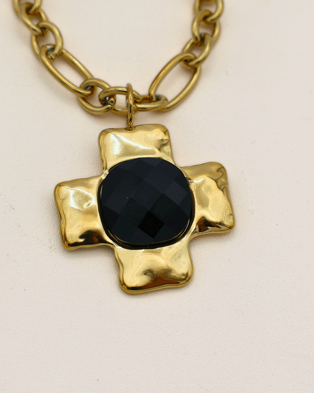 Midnight Cross Pendant Necklace - SMOLL republic