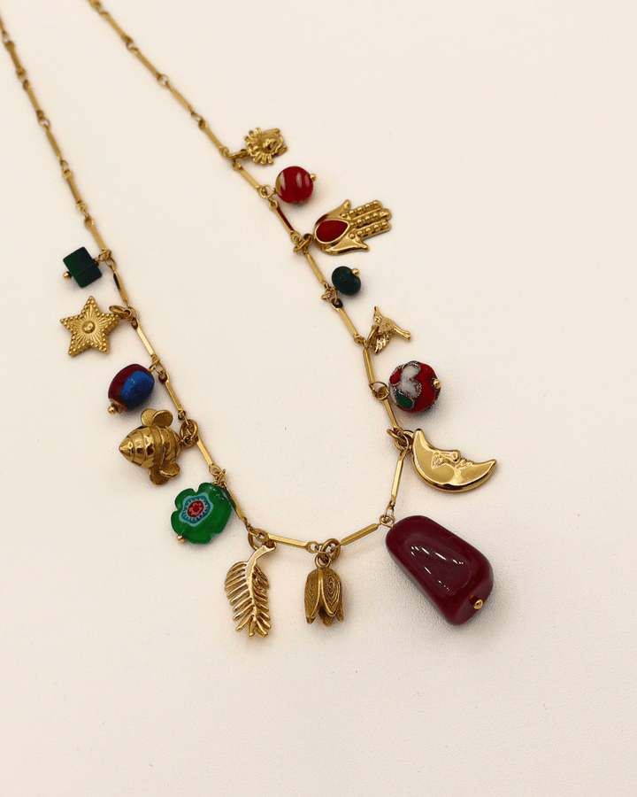 Moon & Charms Necklace - SMOLL republic