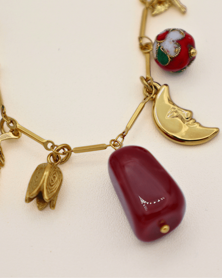 Moon & Charms Necklace - SMOLL republic